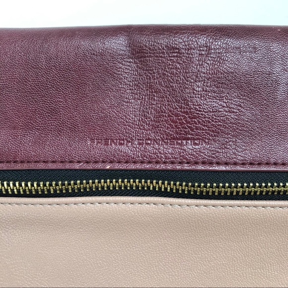 French Connection multi color zipper clutch - Picture 2 of 6